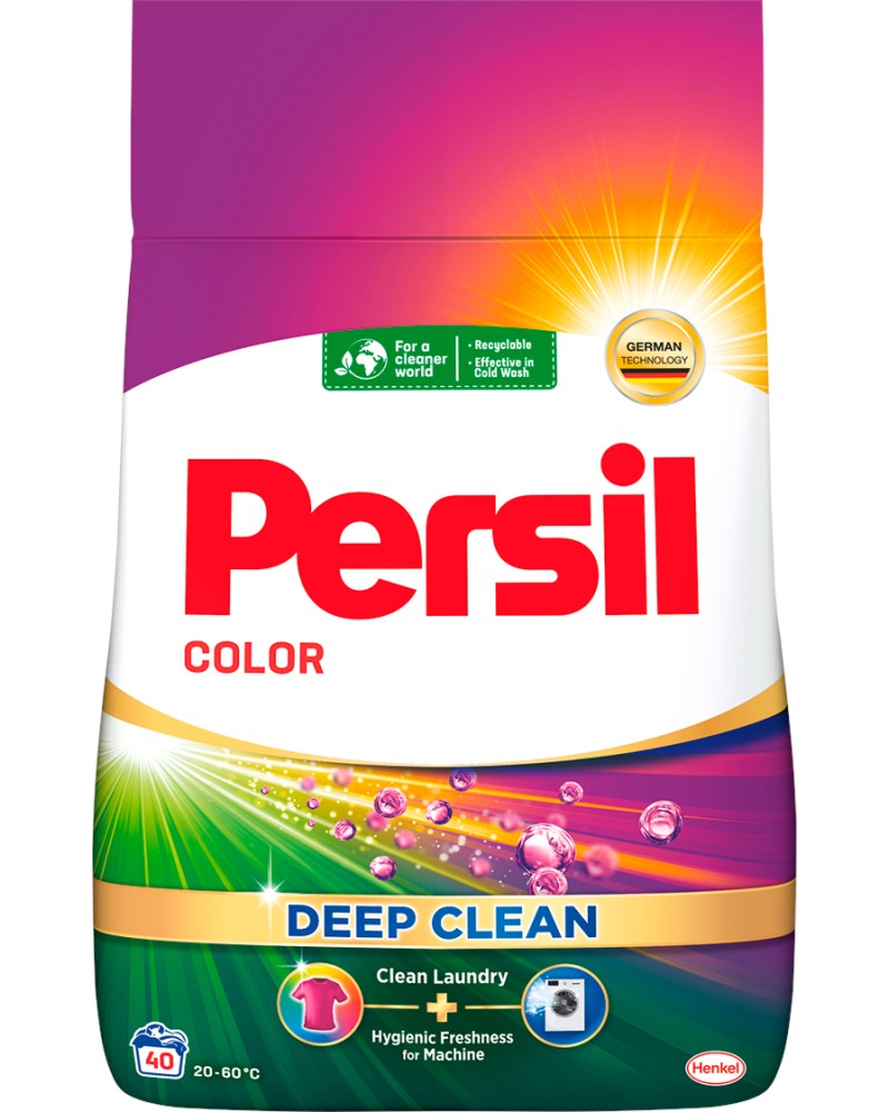Прах за цветно пране Persil Color - 0.260 ÷ 3.510 kg - продукт