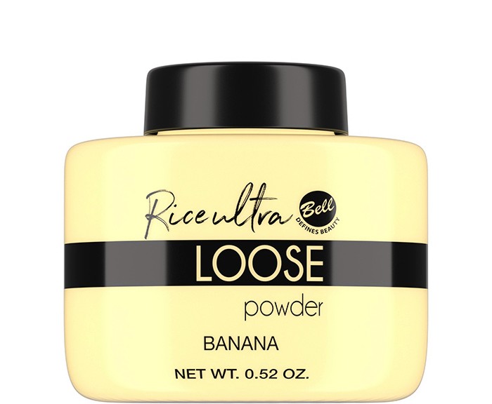 Bell Rice Ultra Loose Powder Banana Bell Rice Ultra Loose Powder Banana - Прахообразна оризова пудра - пудра