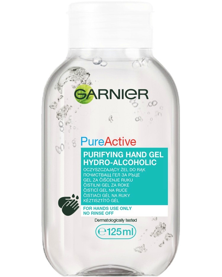 Garnier Pure Active Purifying Hydro-Alcoholic Hand Gel -    , 125 ml - 