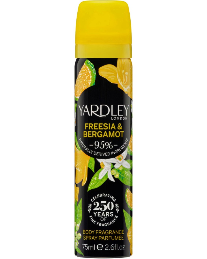 Yardley Freesia & Bergamot Body Spray -      - 