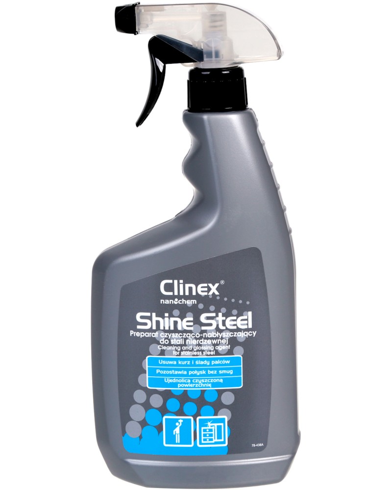     Clinex Shine Steel - 650 ml  5 l - 