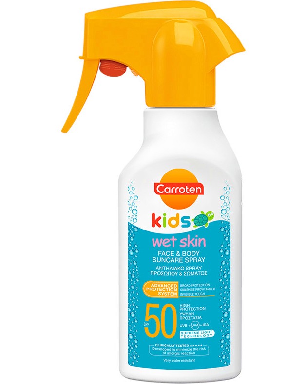 Carroten Kids Wet Skin Suncare Spray - SPF 50 -        - 
