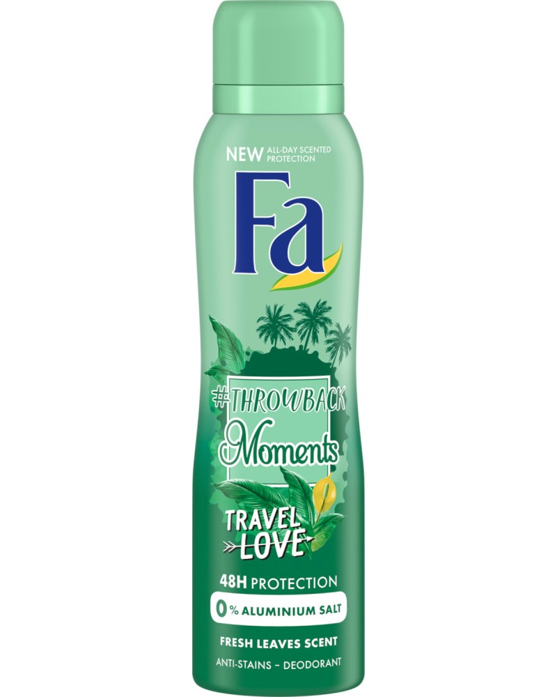 Fa Throwback Moments Travel Love Deodorant -        - 