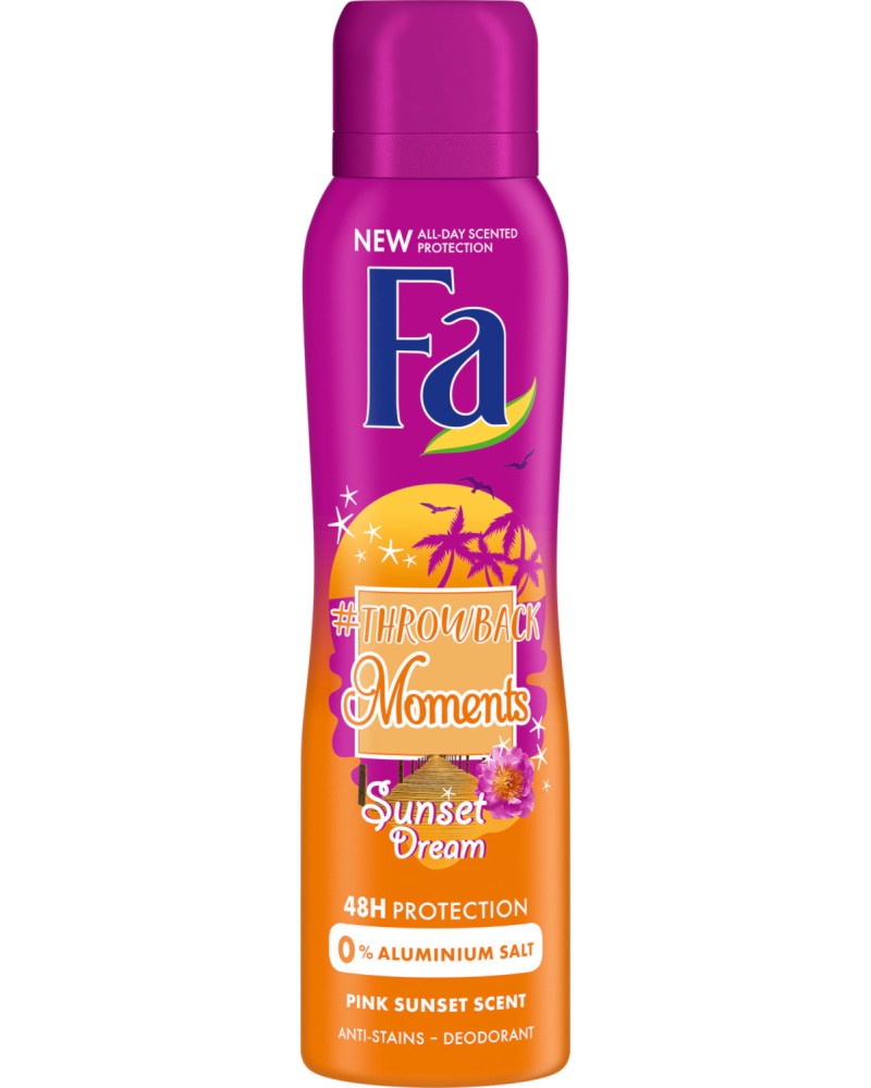 Fa Throwback Moments Sunset Dream Deodorant -   - 