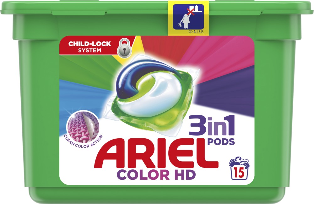     Ariel 3 in 1 Pods Color HD - 12 ÷ 40  - 