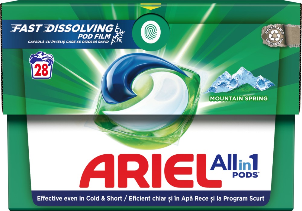    Ariel All in 1 Pods Mountain Spring - 12 ÷ 40  - 