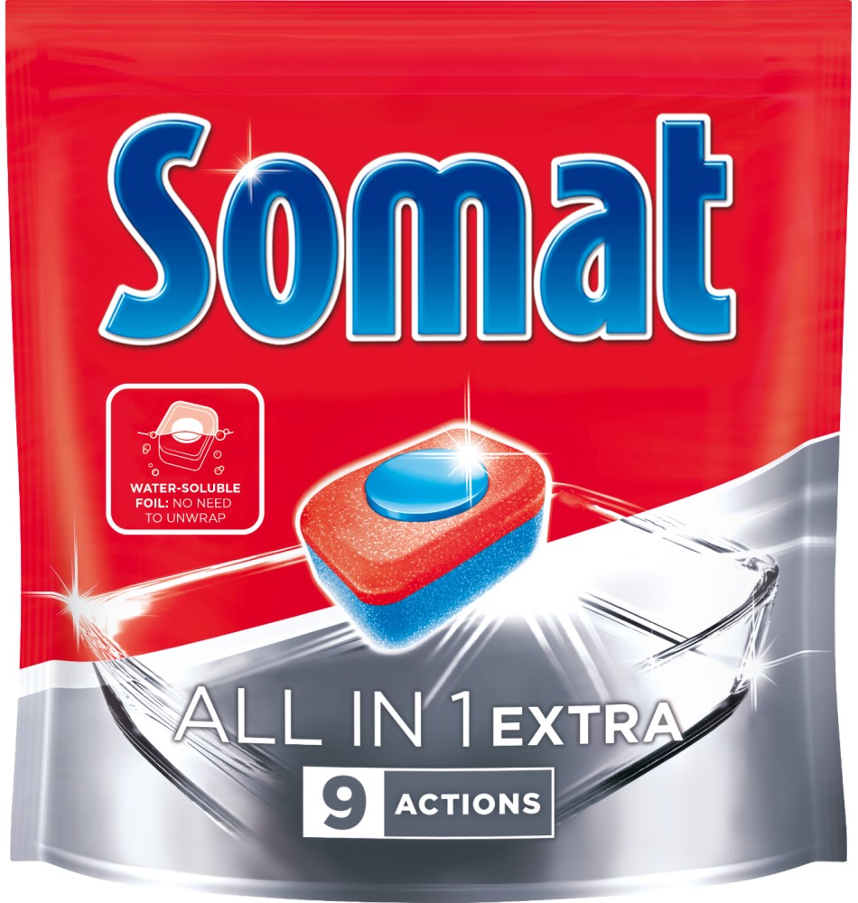 Somat All in 1 Extra Таблетки за съдомиялна - store.bg