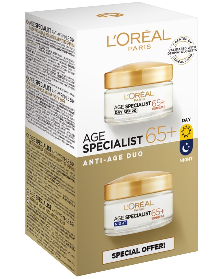 L'Oreal Age Specialist 65+ Duo Pack -           - 