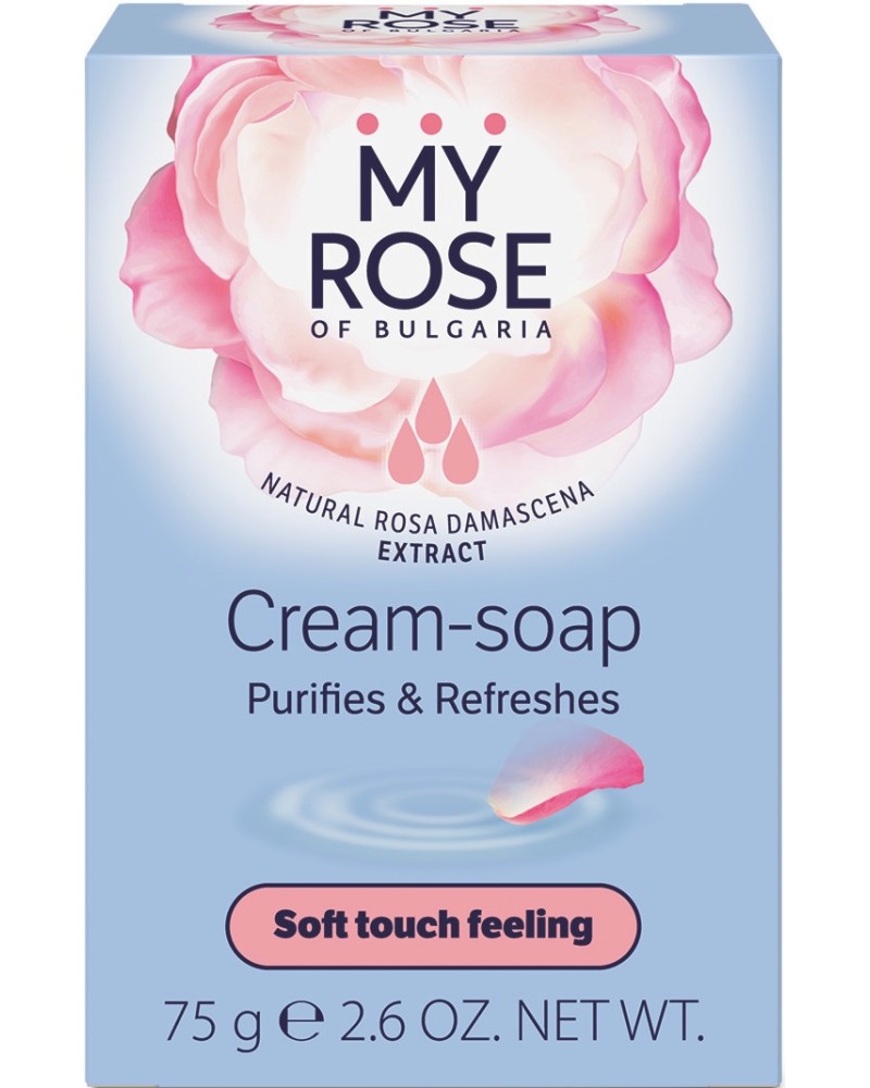 My Rose Purifies & Refreshes Cream-Soap -        - 