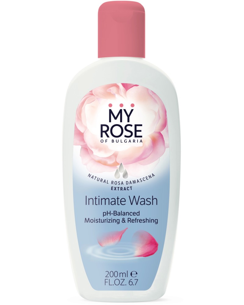 My Rose Intimate Wash My Rose Intimate Wash - Интимен гел с екстракт от българска роза - гел