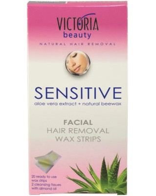 Victoria Beauty Sensitive Wax Strips - 20         - 