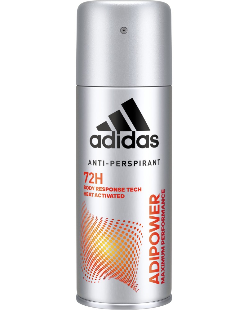 Adidas Men Adipower 72H Anti-Perspirant - Мъжки дезодорант против изпотяване от серията Adipower - дезодорант