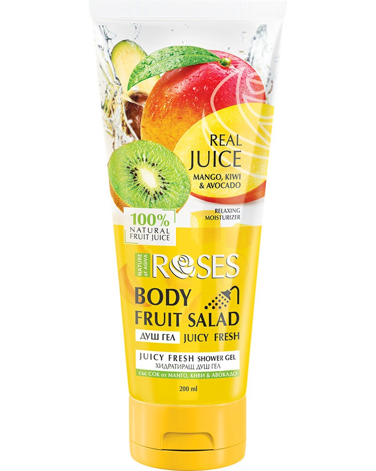 Nature of Agiva Roses Fruit Salad Shower Gel -    ,      Fruit Salad -  