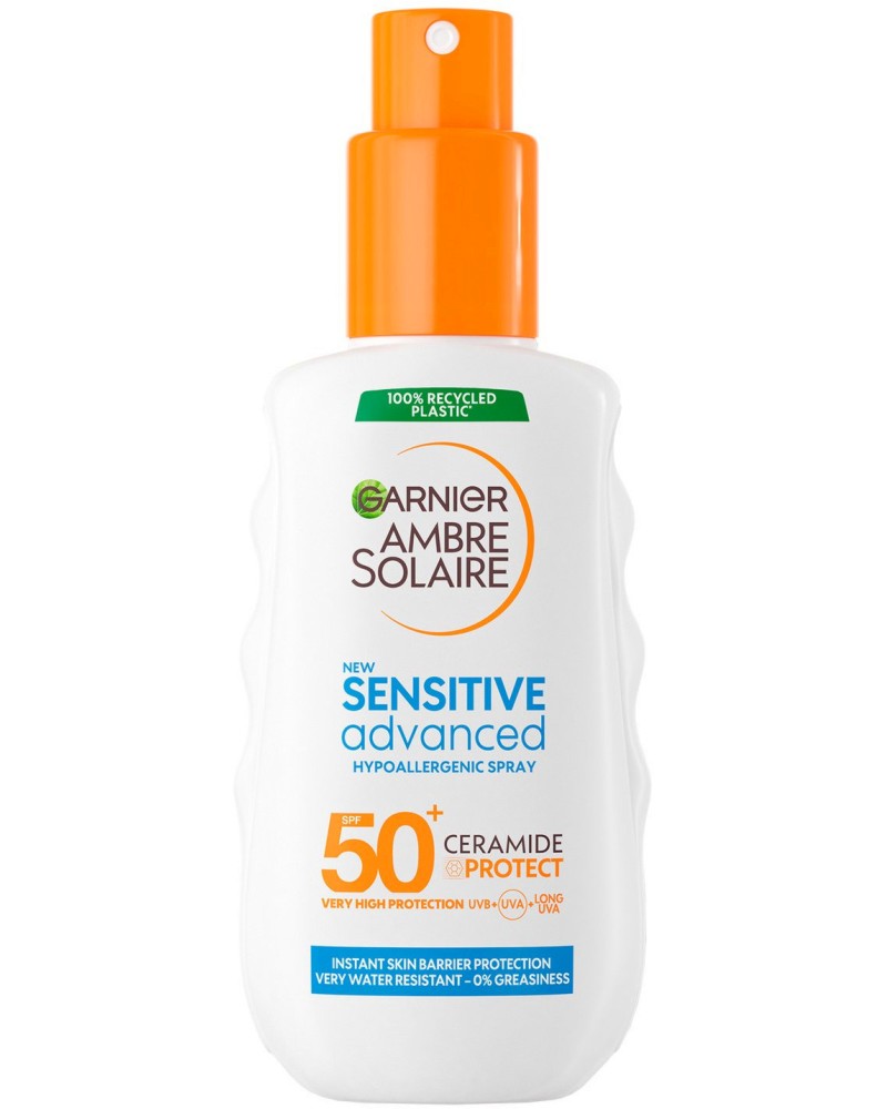 Garnier Ambre Solaire Hypoallergenic Spray SPF 50+ -        Ambre Solaire - 