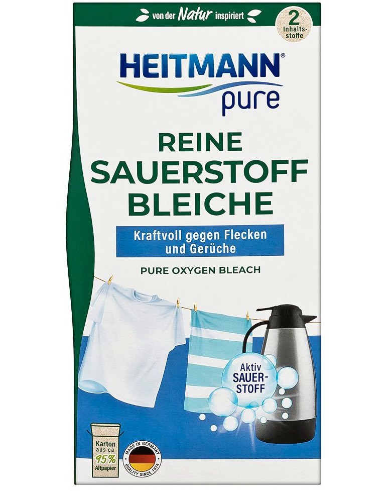 Кислородна белина на прах Heitmann Pure - 350 g - продукт