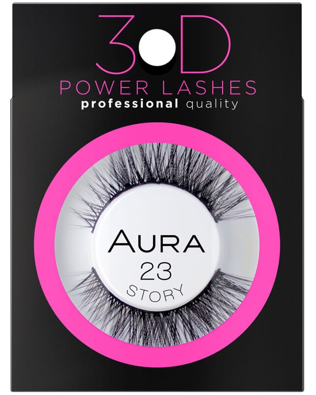 Aura 3D Power Lashes Story 23 Aura 3D Power Lashes Story 23 - Изкуствени мигли с 3D ефект - продукт