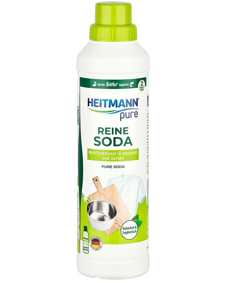 Течна калцирана сода Heitmann Pure - 750 ml - продукт