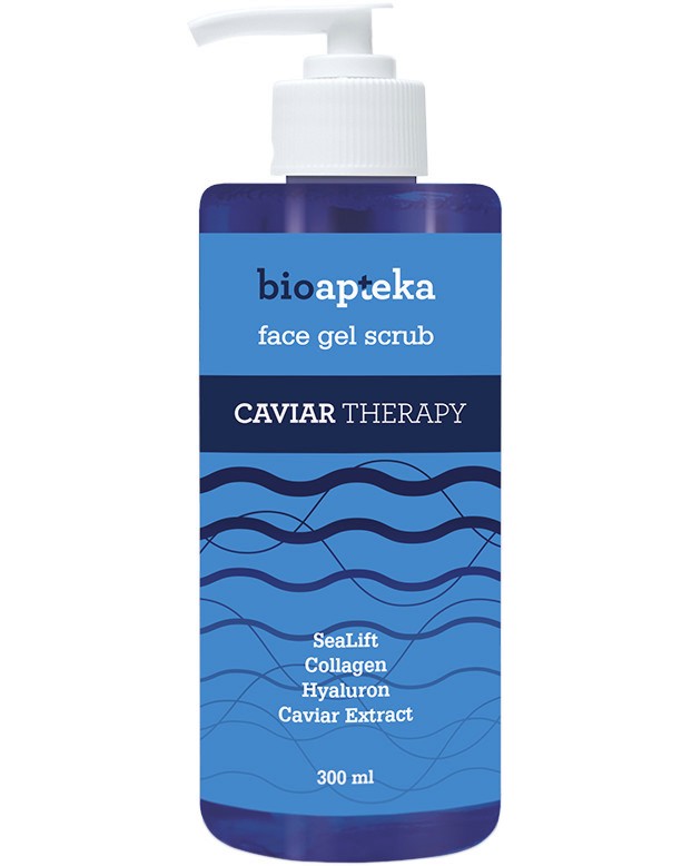 Bio Apteka Caviar Therapy Face Gel Scrub -         Caviar Therapy - 