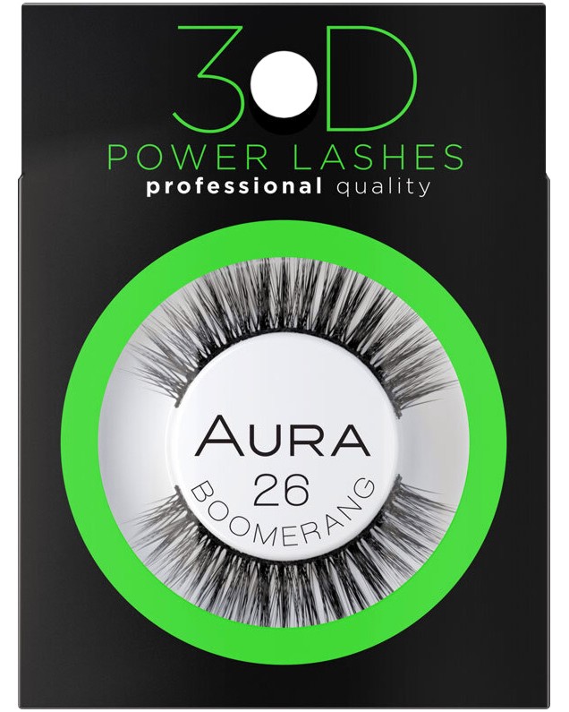 Aura 3D Power Lashes Boomerang 26 -    3D  - 