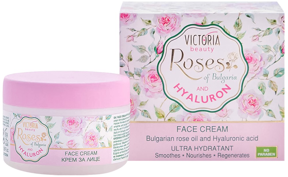 Victoria Beauty Roses & Hyaluron Face Cream -       Roses & Hyaluron - 