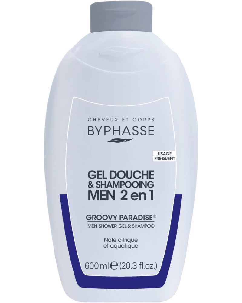 Byphasse Men Groovy Paradise Shower Gel & Shampoo -        -  