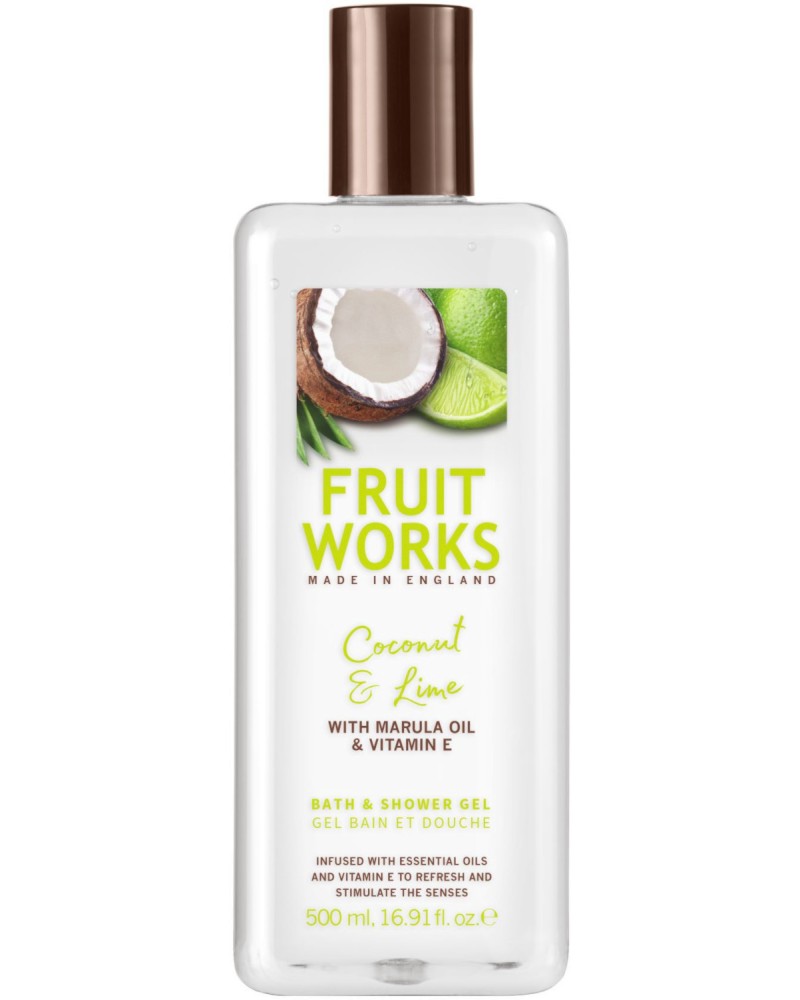 Fruit Works Coconut & Lime Bath & Shower Gel -             -  