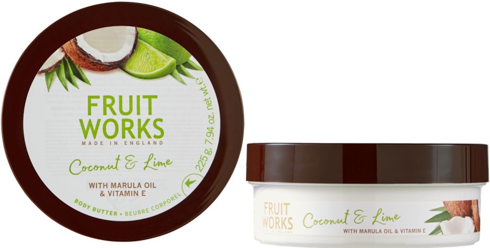 Fruit Works Coconut & Lime Body Butter -          - 