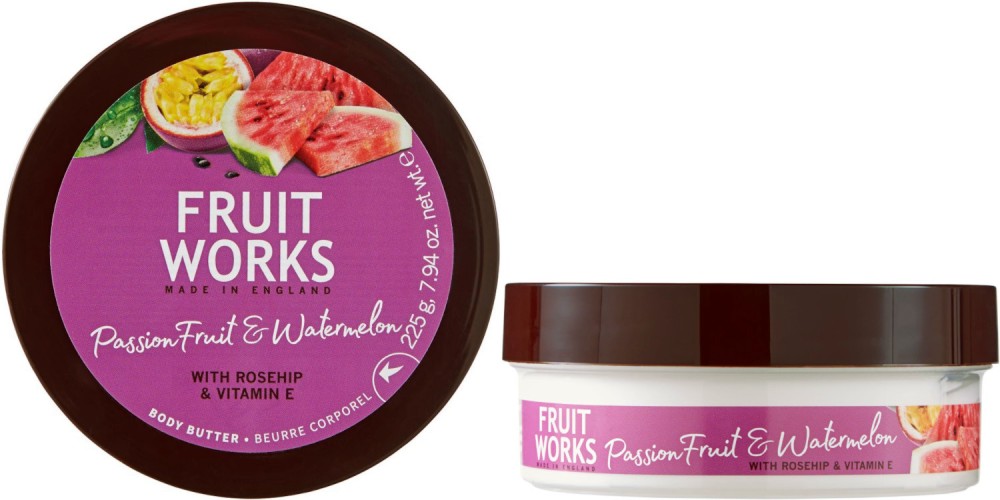 Fruit Works Passion Fruit & Watermelon Body Butter -          - 
