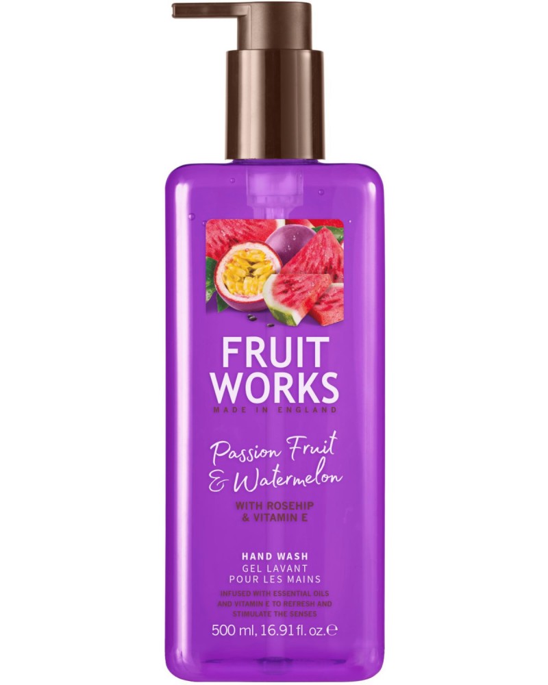 Fruit Works Passion Fruit & Watermelon Hand Wash -         - 