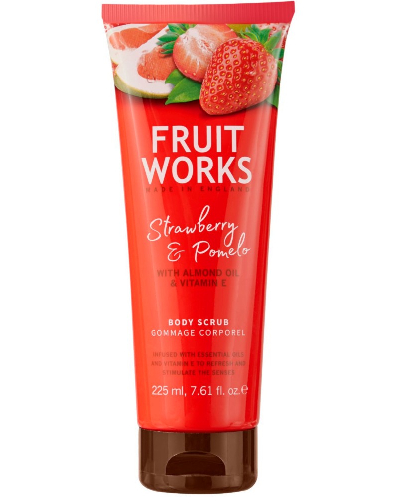 Fruit Works Strawberry & Pomelo Body Scrub -          - 