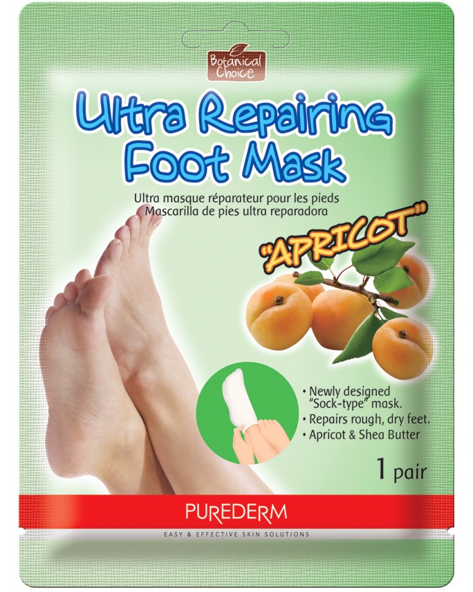 Purederm Ultra Repairing Foot Mask With Apricot -             - 