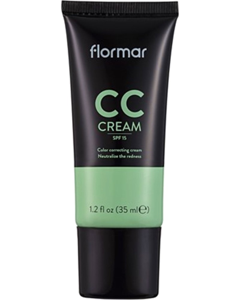 Flormar CC Cream Anti-Redness - SPF 15 - CC -     - 