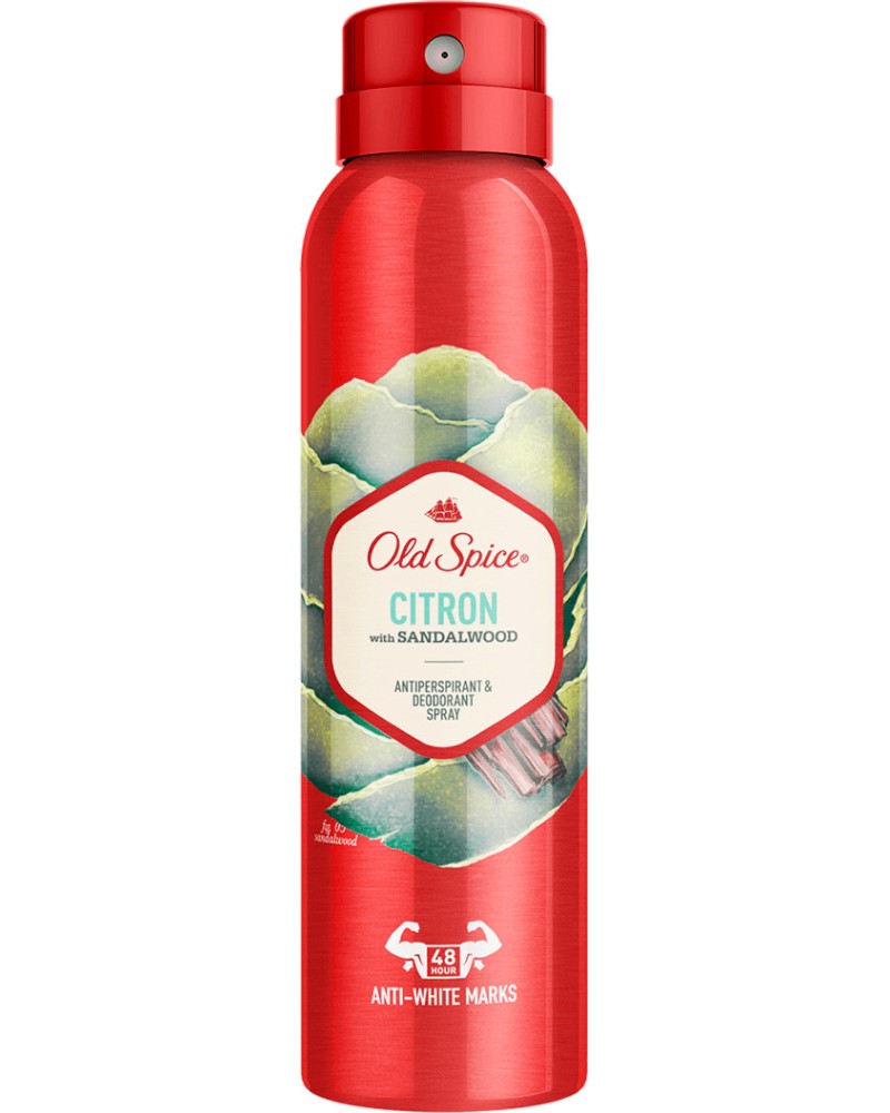 Old Spice Citron Antiperspirant & Deodorant Spray -      - 