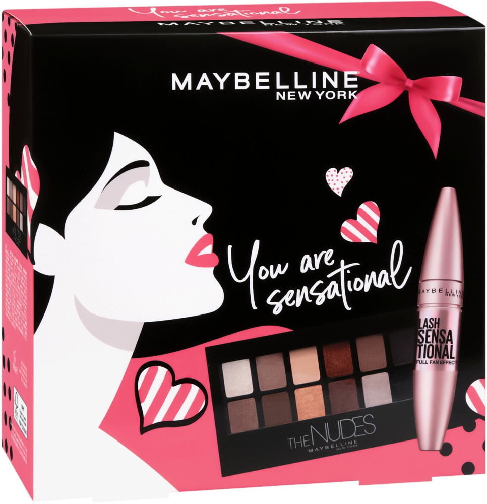   Maybelline You are Sensational -  Lash Sensational    The Nudes - 
