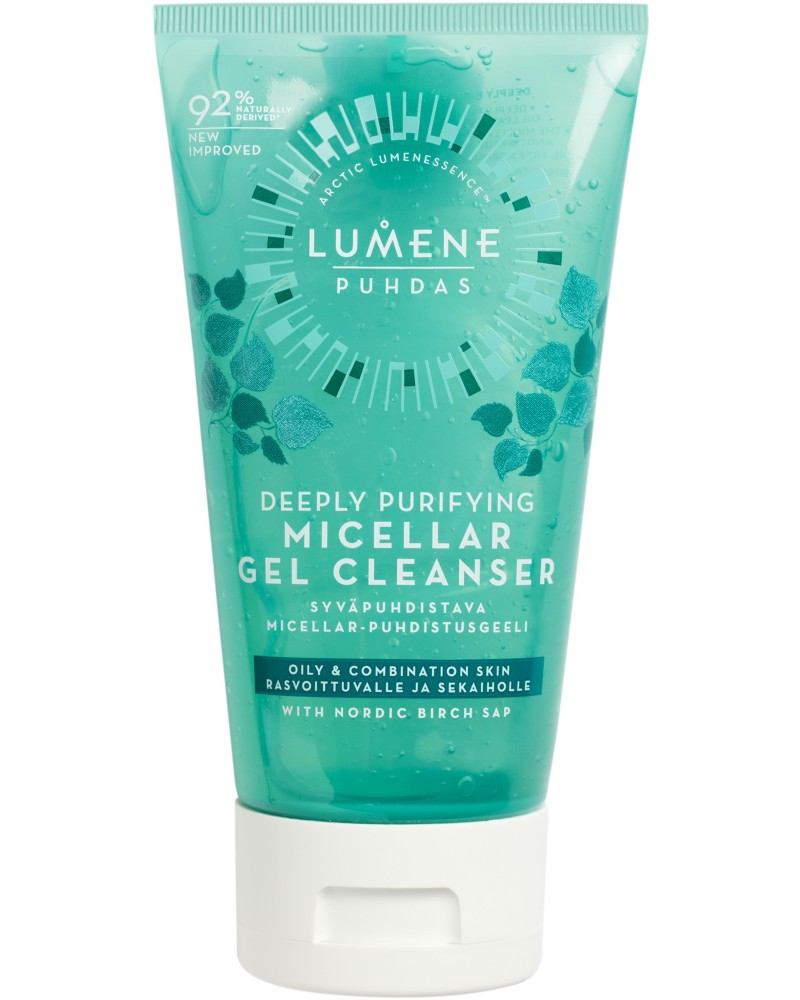 Lumene Puhdas Deeply Purifying Micellar Gel Cleanser -           Puhdas - 