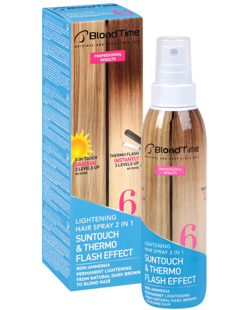 Blond Time 6 Lightening Hair Spray 2 in 1 -     2  1 - 