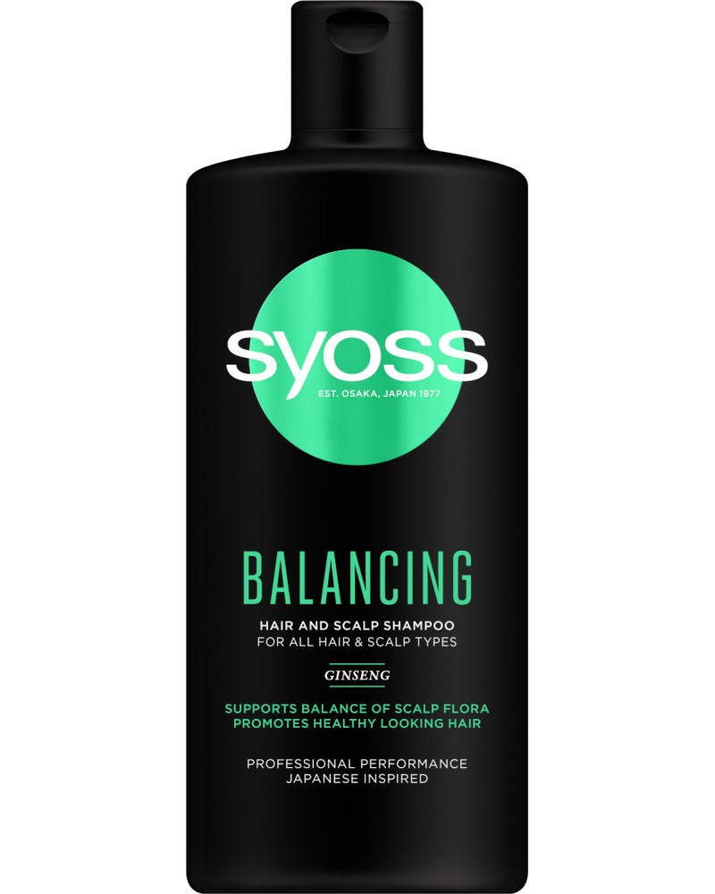 Syoss Balancing Hair & Scalp Shampoo -         - 