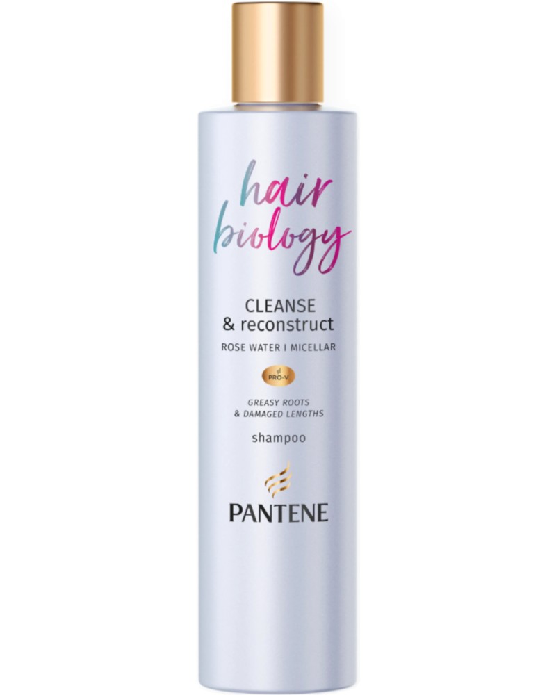 Pantene Hair Biology Cleanse & Reconstruct Shampoo -          Hair Biology - 