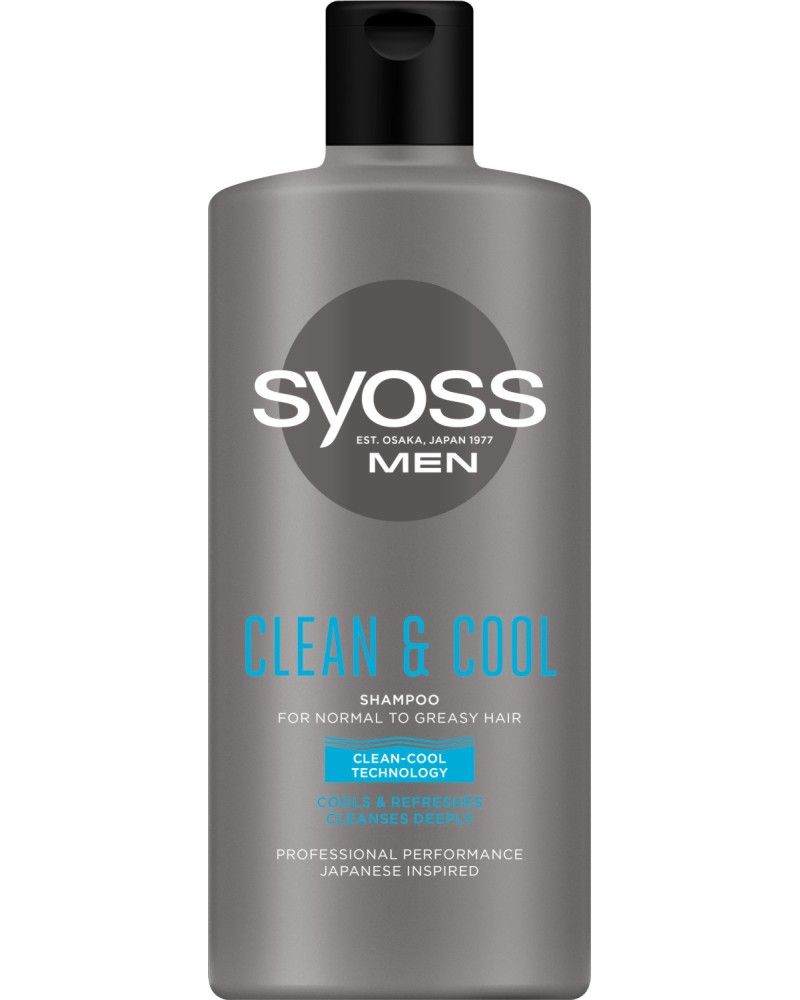 Syoss Men Clean & Cool Shampoo -           Syoss Men - 