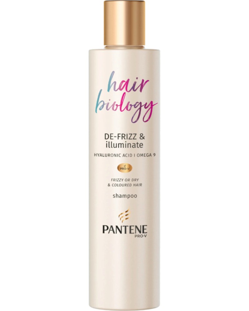 Pantene Hair Biology De-frizz & Illuminate Shampoo -   ,       Hair Biology - 