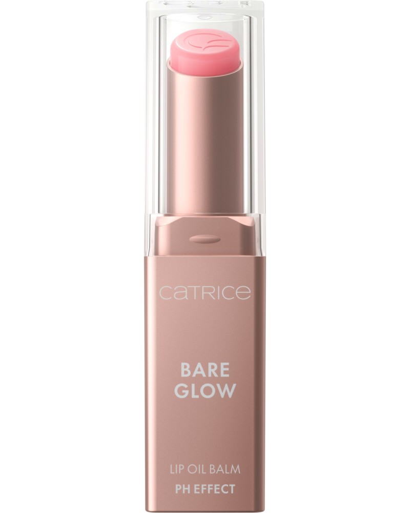 Catrice Bare Glow Lip Oil Balm Catrice Bare Glow Lip Oil Balm - Олио балсам за устни с променящ се цвят за естествен блясък - балсам