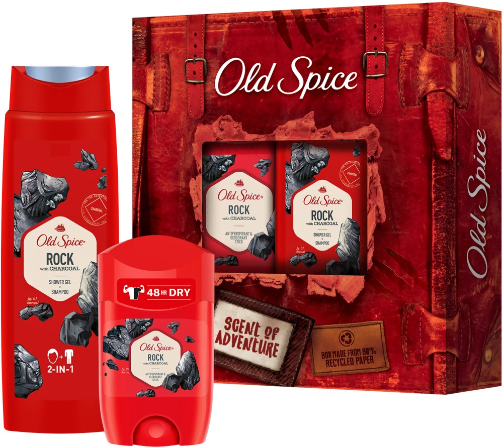 Old Spice Rock - Подаръчен комплект за мъже - store.bg