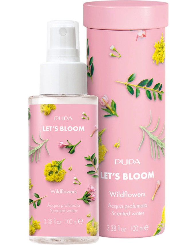 PUPA Milano Let's Bloom Wildflowers Scented Water -               Let's Bloom - 