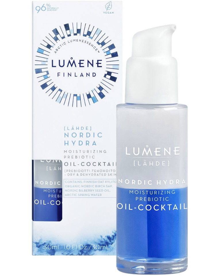 Lumene Lahde Nordic Hydra Moisturizing Prebiotic Oil-Cocktail -         Lahde - 