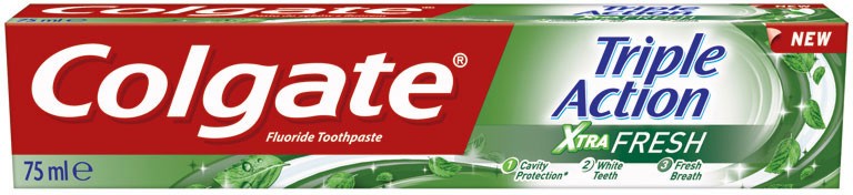 Colgate Triple Action Xtra Fresh -     -   