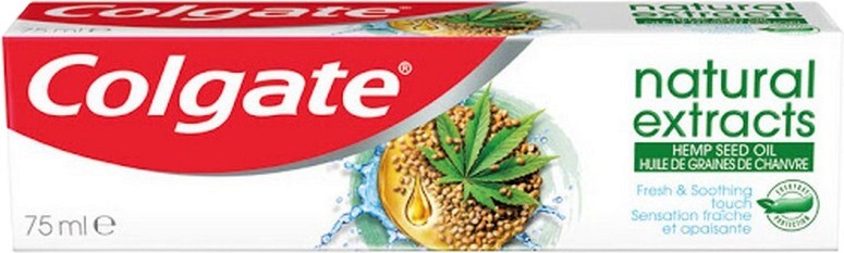 Colgate Naturals Extracts Hemp Seed Oil Toothpaste -        -   