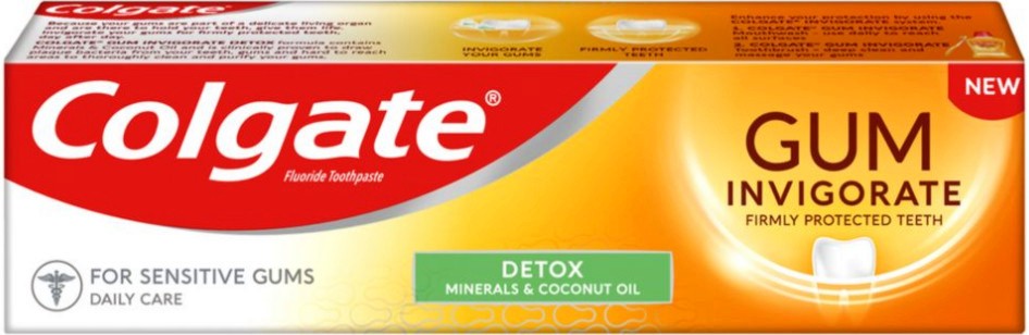 Colgate Gum Invigorate Detox Toothpaste -       -   