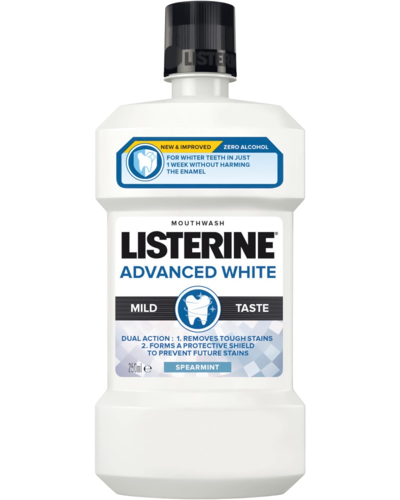 Listerine Advanced White Mild Taste -          - 