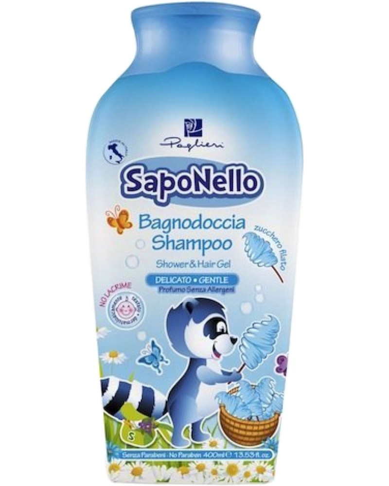 SapoNello Shower & Hair Gel Cotton Candy -      2  1      -  