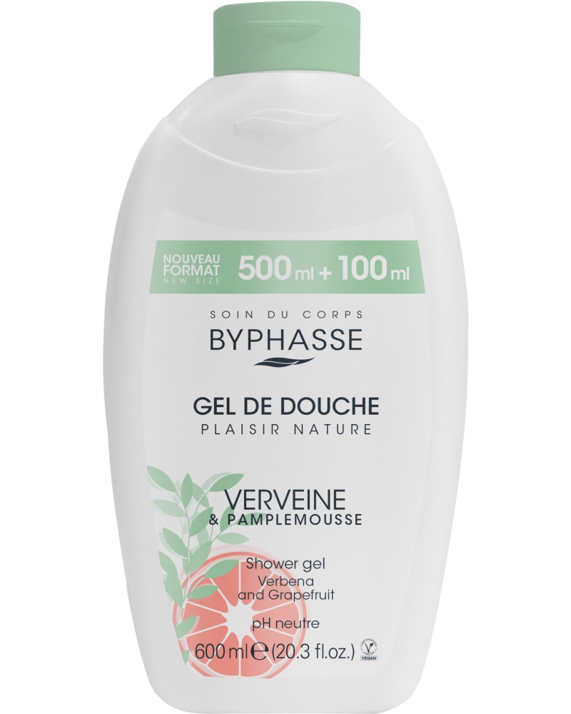 Byphasse Verbena & Grapefruit Shower Gel - ��� ��� � �������� � ��������� - ��� ���
